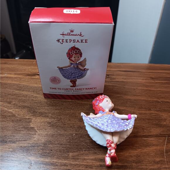 🎄2 for $12 Hallmark Time to Curtsy, Fancy Nancy! Christmas Ornament 2014 - Picture 1 of 5